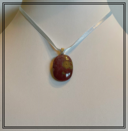 JASP0019 Small Red Jasper Pendant