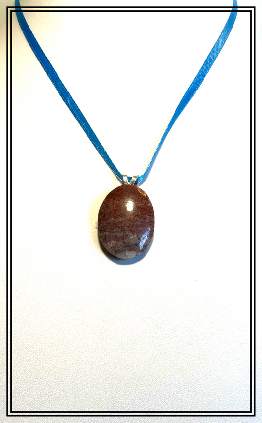 RA0001 Red Agate Pendant